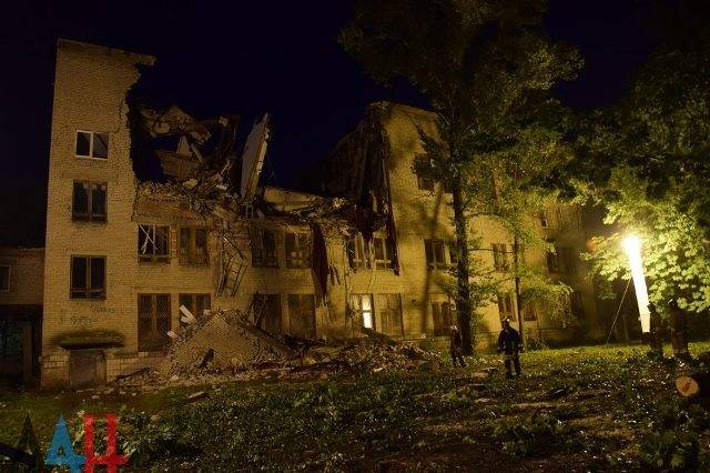 Взрыв в Донецком университете