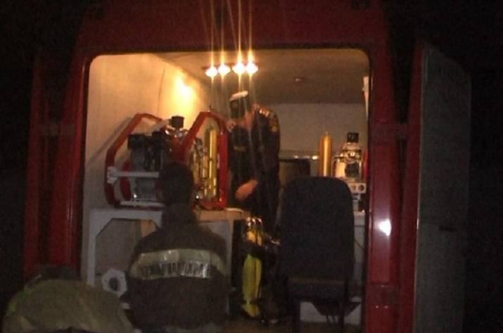 В Луганске загорелся