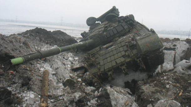 Уничтоженный танк