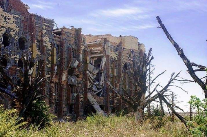 Окрестности Донецкого аэропорта