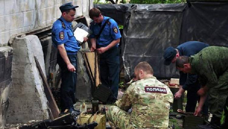 Взрыв в ОРДЛО