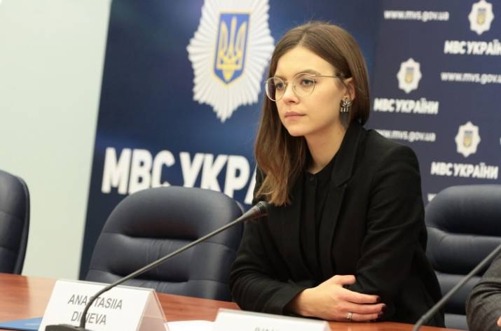 заместитель министра внутренних дел Украины по вопросам евроинтеграции Анастасия Деева