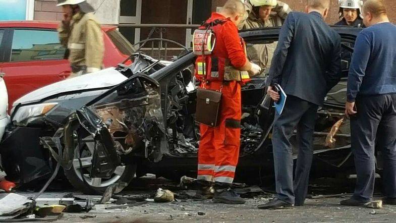 Взрыв в центре Киева