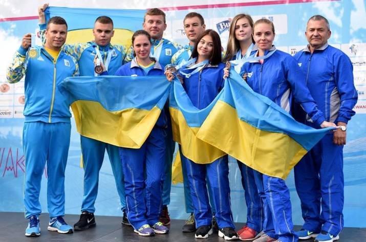 Украинские спортсмены на чемпионате Европы по подводному ориентированию