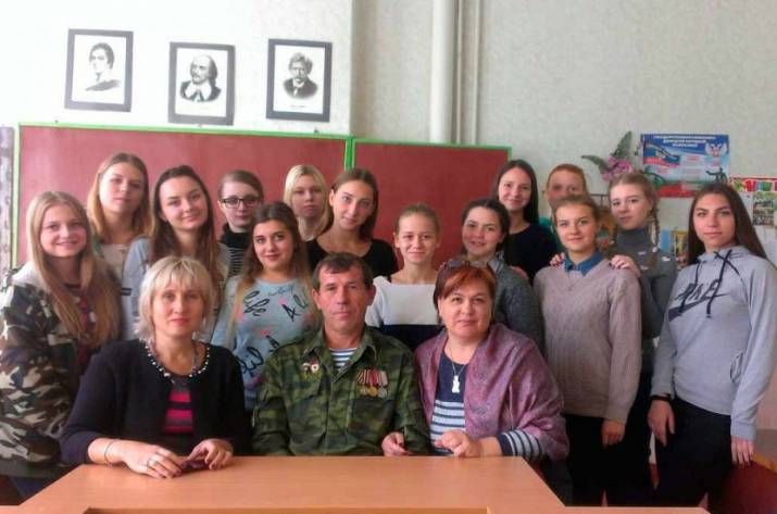 Встреча с боевиками в школе Дебальцево