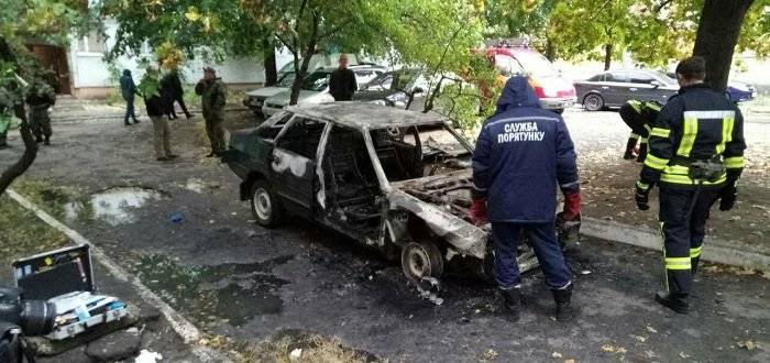 Мужчина сгорел в автомобиле