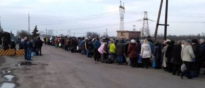 Очередь на КПВВ