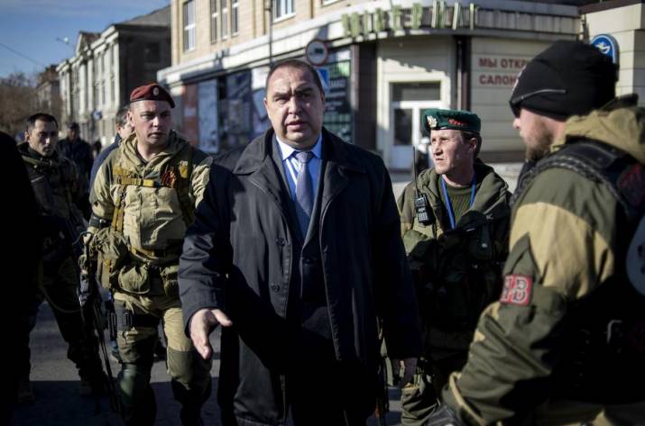 Плотницкий с охраной