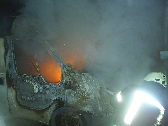 В Северодонецке сгорел автомобиль