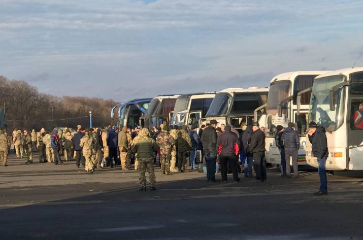 Обмен пленными на Донбассе