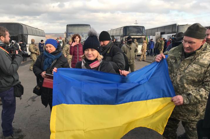 Обмен пленными на Донбассе