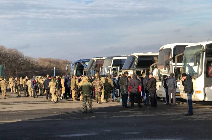 Обмен пленными на Донбассе