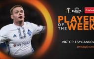 Виктор Цыганков — лучший игрок недели в Лиге Европы