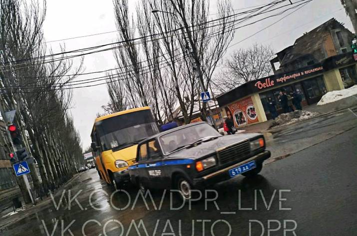 В Макеевке автомобиль 