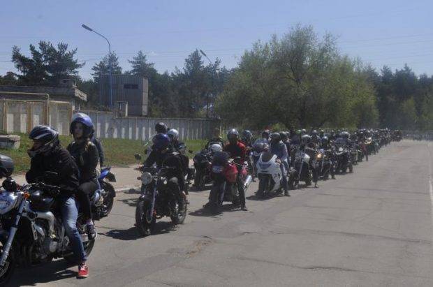 29 апреля в Северодонецке прошел традиционный весенний мотопробег