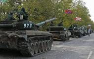 Боевики гоняют танки по Донецку
