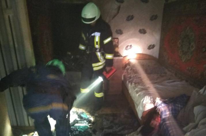 Ранним утром, 21 мая, в Рубежном произошел пожар.