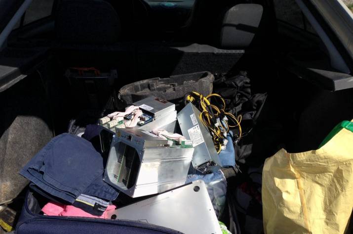 Пограничники пресекли ввоз оборудования для создания криптовалюты в Донецк