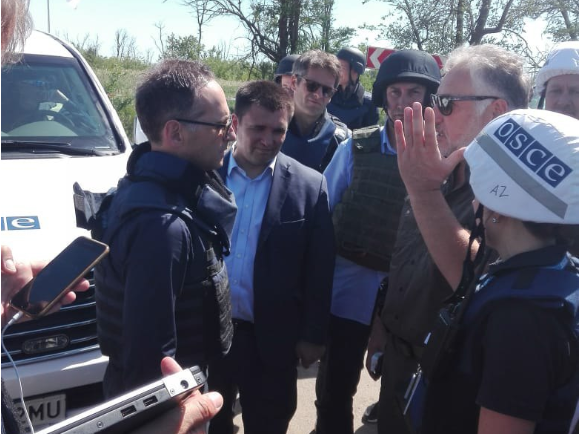 Глава МИД Германии посетил Широкино