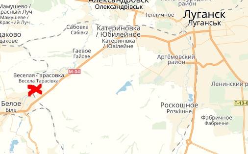 Под Луганском найдено захоронение