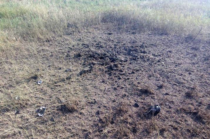 Боевики обстреляли пограничный наряд в Донецкой области, используя противотанковую управляемую ракету.