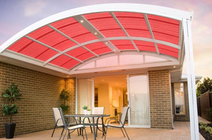 Сотовый поликарбонат для навеса