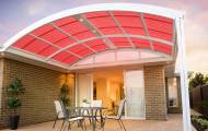 Сотовый поликарбонат для навеса