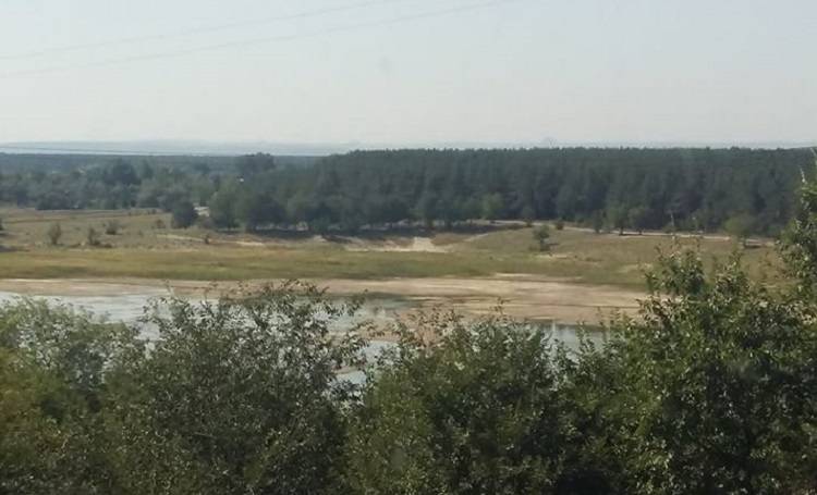 В Северодонецке продолжает исчезать озеро