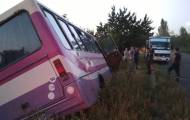 В Селидово слетел в кювет рейсовый автобус.