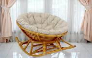 Кресло-качалка из ротанга