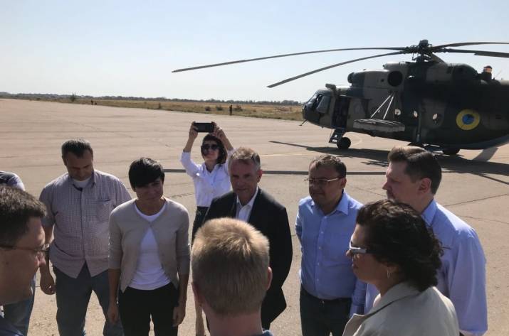 Сегодня, 5 сентября, Донбасс посетила министр иностранных дел Норвегии Ине Серейде.