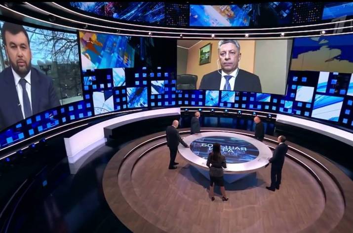 Бойко и Пушилин в эфире РосТВ:
