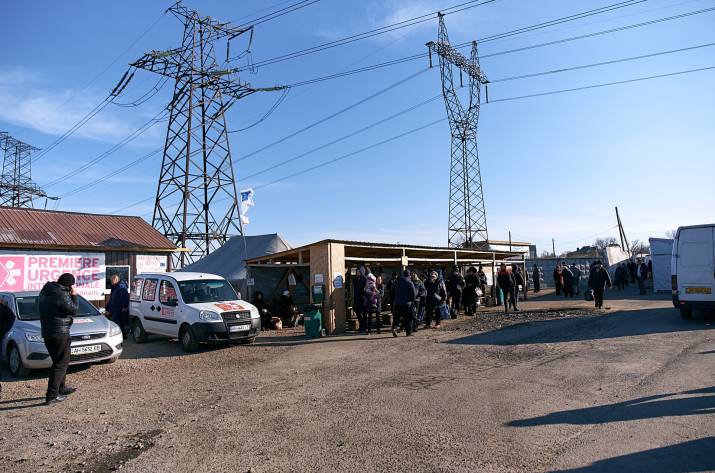 Начато обустройство КПВВ