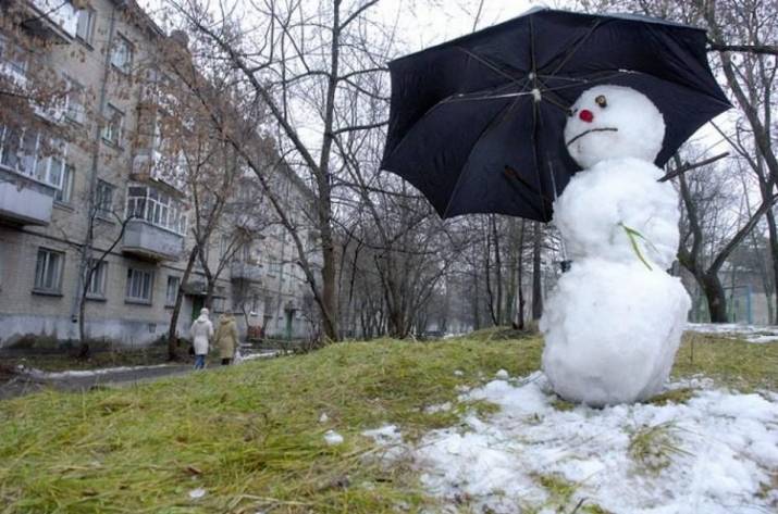 В Украине прогнозируют аномально теплую зиму