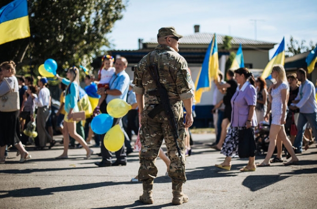 украинский солдат