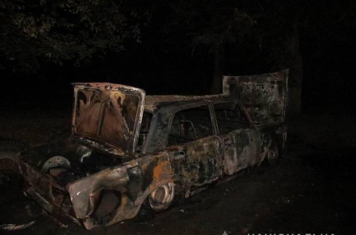 Полицейские Славянского отдела получили сообщение о том, что горит автомобиль 