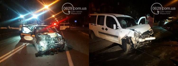 В Мариуполе из-за столкновения двух автомобилей пострадали пассажиры транспортных средств. Об этом сообщает сайт