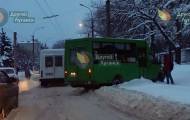 В Луганске в ДТП попали две маршрутки 