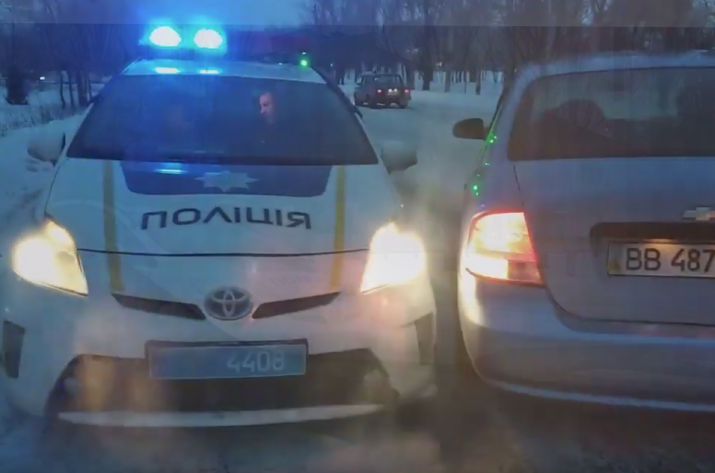 Скандал с полицией в Рубежном: появилось видео с места событий