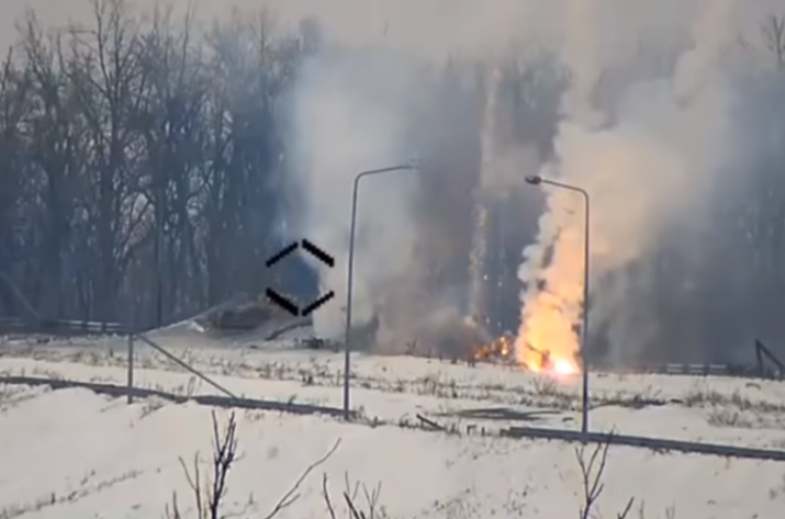 Офицер ВСУ показал видео уничтожения ДЗОТа боевиков