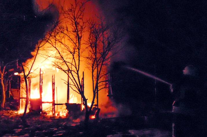 Вчера, 24 февраля, в 17:47 в Службу спасения поступило сообщение о пожаре в Рубежном, на территории дачного кооператива