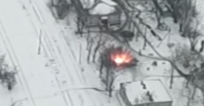 В сети показали видео ликвидации двух боевиков на Донбассе