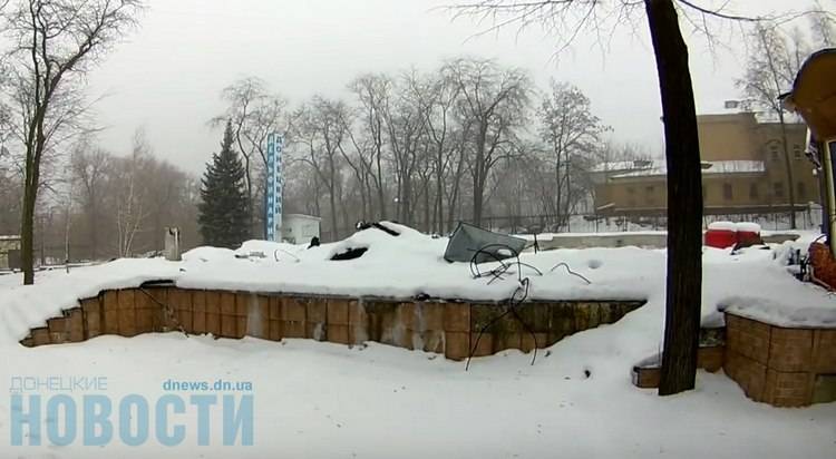 В оккупированном Донецке демонтировали остатки  дельфинария 
