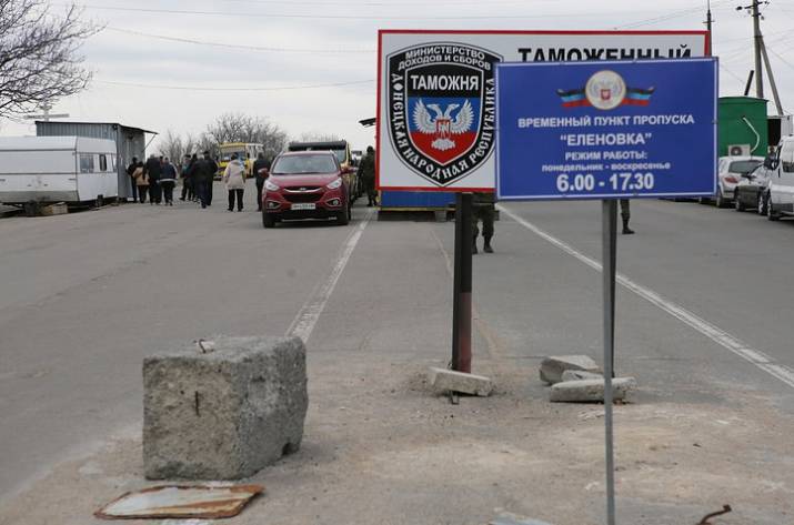 На пункте пропуска боевиков