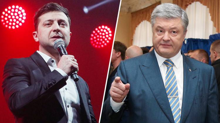 Зеленский Порошенко