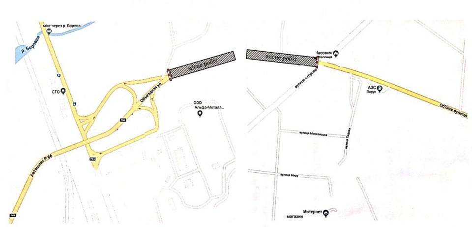 В Северодонецке с 15 мая и до конца месяца, в связи с проведением ремонтных работ, временно будет перекрыто движение на улице Объездная, от улицы Егорова до транспортной развязки на пересечении с авто