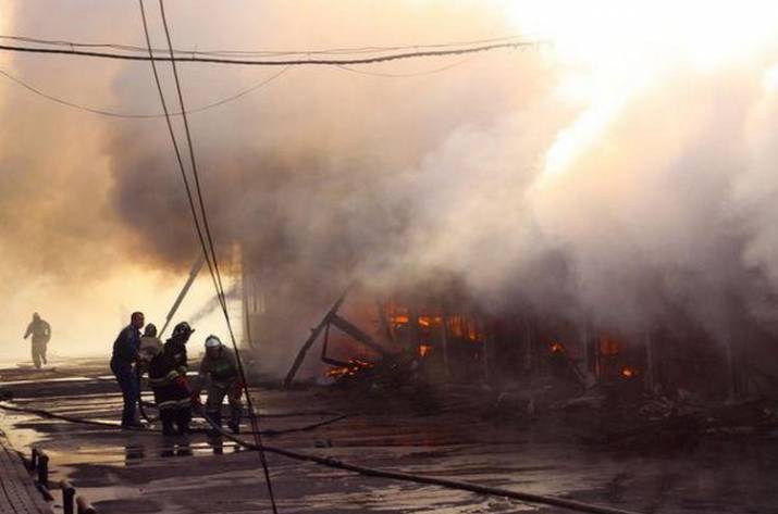 Енакиево пожар