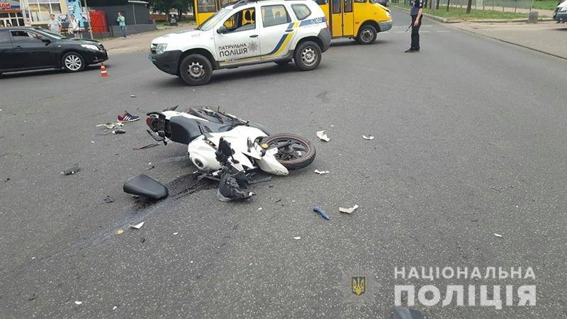 В Краматорске случилось смертельное ДТП - погиб мотоциклист.