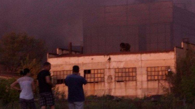 Пожар Луганск