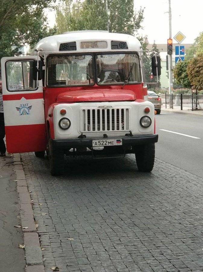 На улицах Донецка появился